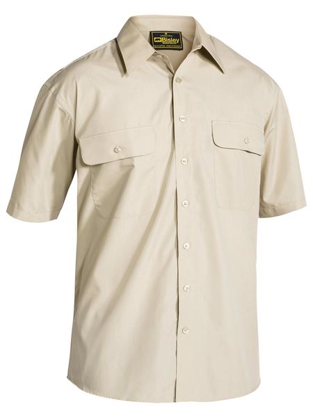 Bisley Short Sleeve Wash N Wear Shirt - made by Bisley