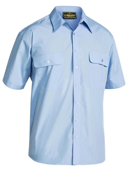 Bisley Short Sleeve Wash N Wear Shirt - made by Bisley