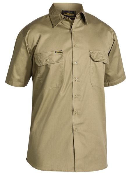Bisley Light Weighteight Ss Drill Shirt - made by Bisley