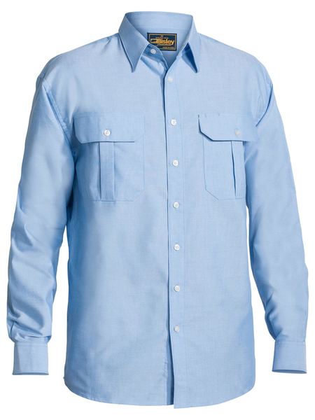Bisley Long Sleeve Oxford Shirt - made by Bisley