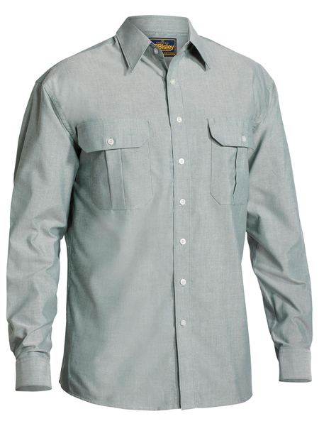 Bisley Long Sleeve Oxford Shirt - made by Bisley