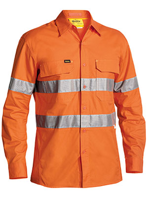 X Airflow Taped Hi Vis Ripstop Shirt - made by Bisley