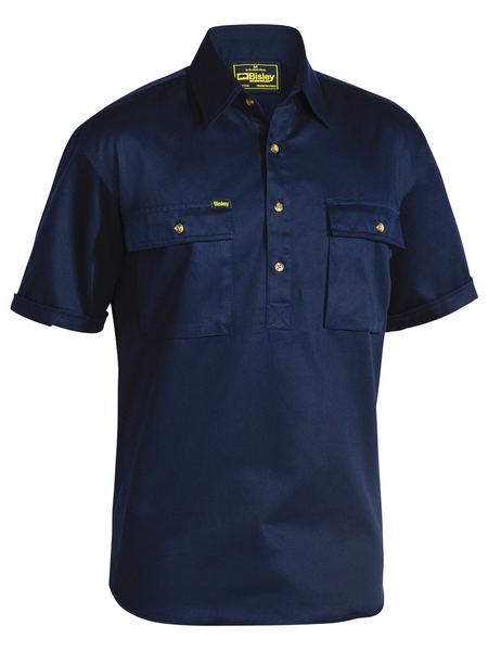 Bisley Short Sleeve Cargo Drill Shirt - made by Bisley