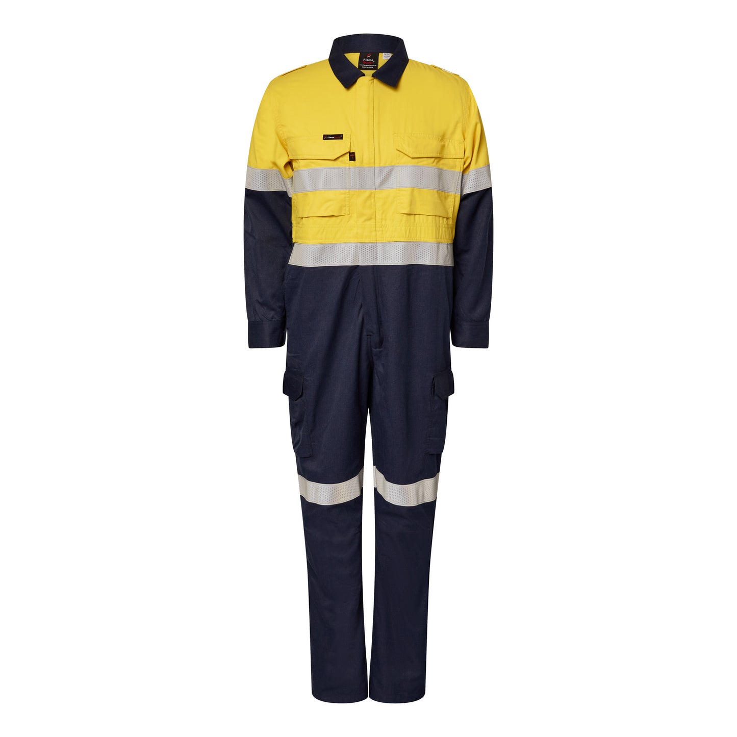 Torrent HRC2 Hi Vis Two Tone Coverall with FR Reflective Tape - made by FlameBuster