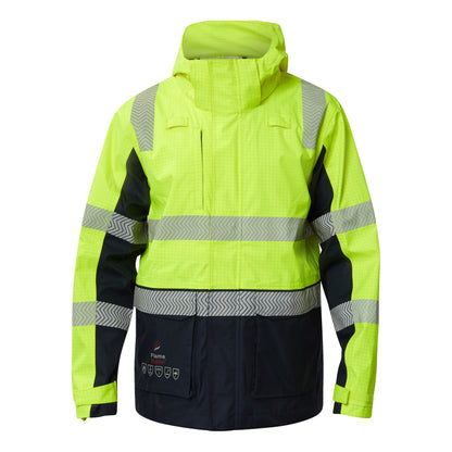 TORRENT HRC2 Reflective Wet Weather Jacket - made by FlameBuster