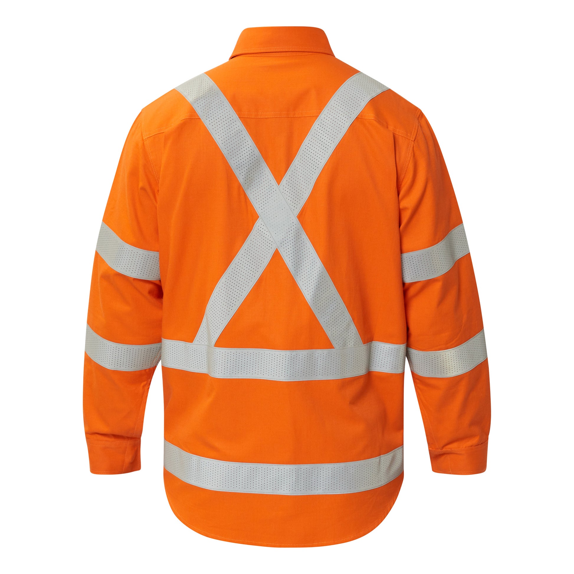 Torrent Hrc2 Mens Hi Vis Nsw Rail O/front Shirt With Xpattern Fr Reflective Tape - made by FlameBuster