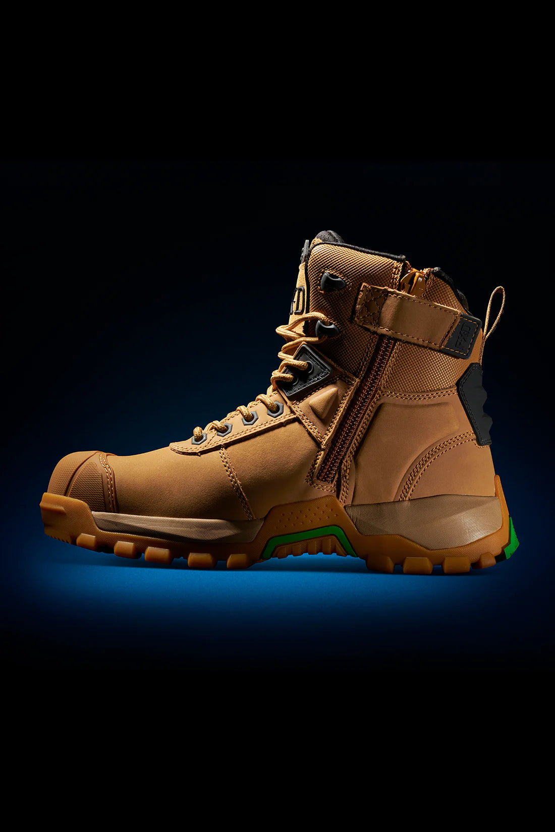 High Zip Sided High Cut Safety Boots