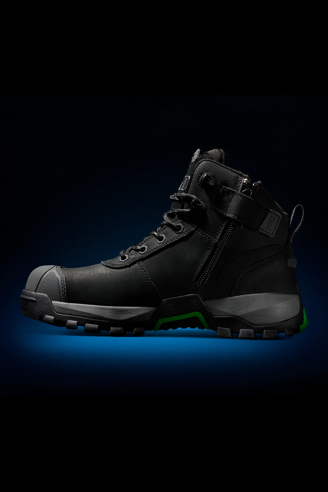 Zip Sided Mid Height Safety Boots - made by FXD Footwear