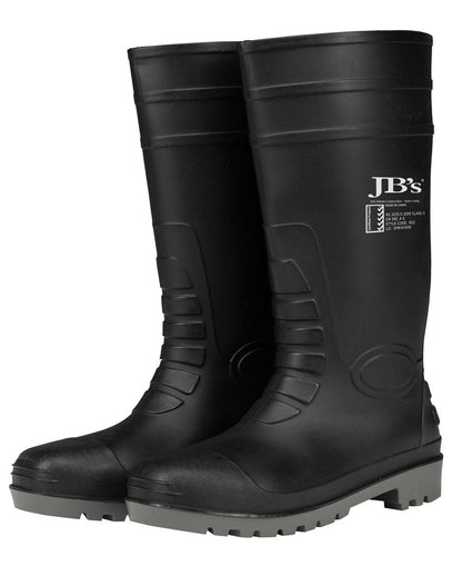 JB Soft Toe Gumboot | Blk/Wht_B-Protected