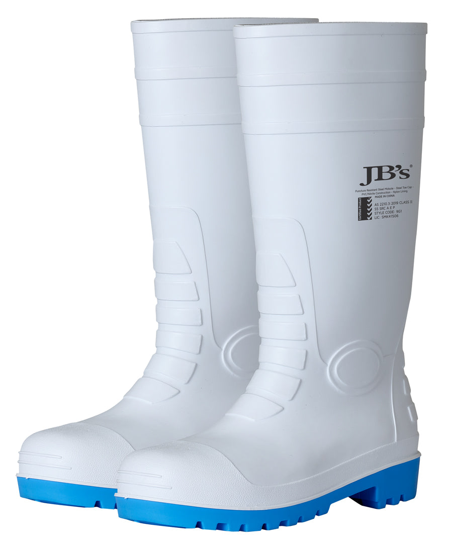 JB Steel Cap Gumboot | Blk/Ylw/Wht_B-Protected Workwear