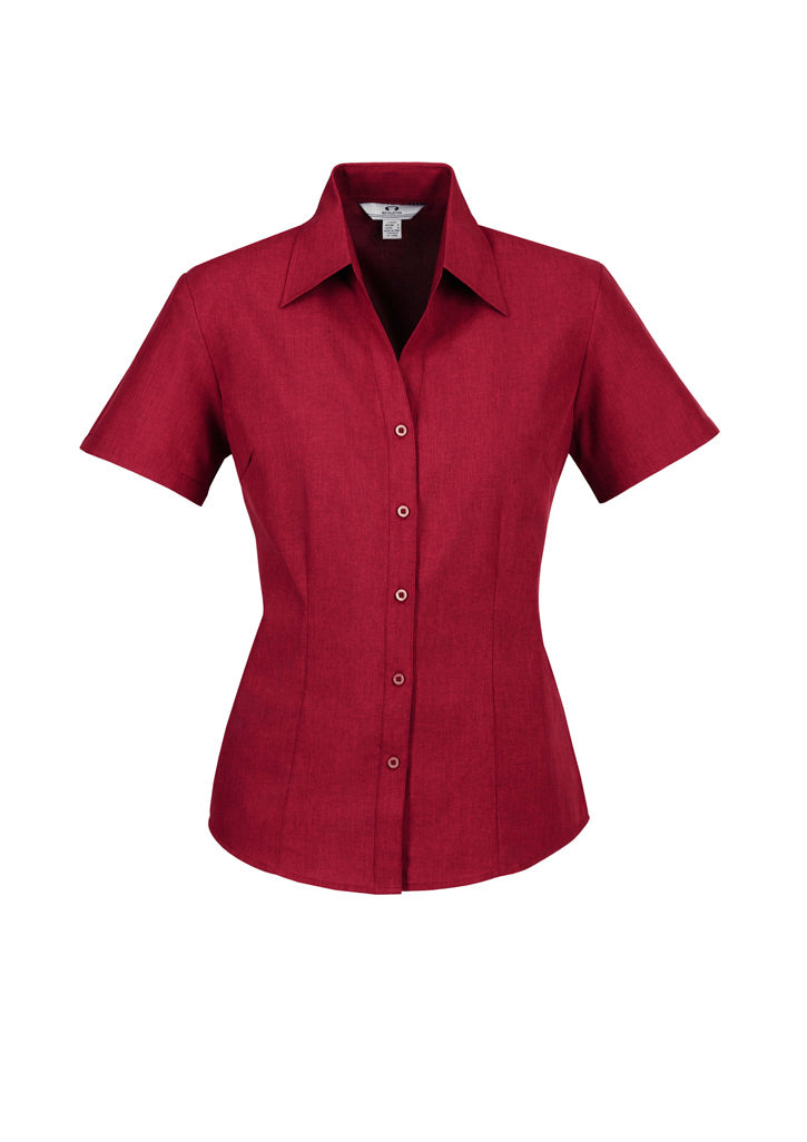 Ladies Oasis Short Sleeve Shirt - made by Fashion Biz