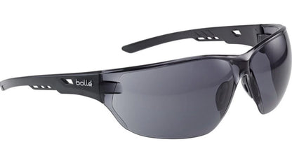 NESS Black Temple Safety Specs - Box of 10 Pairs - made by Bolle