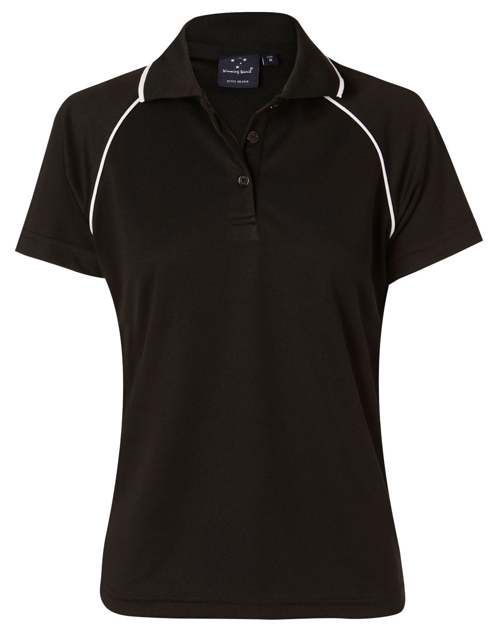 Ladies Cooldry Contrast Polo - made by AIW