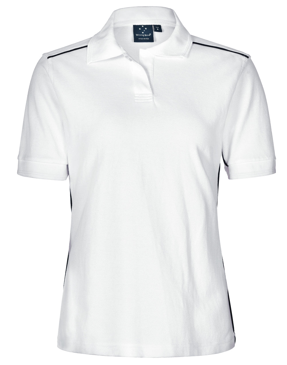 Cotton Contrast Piping Polo - made by AIW