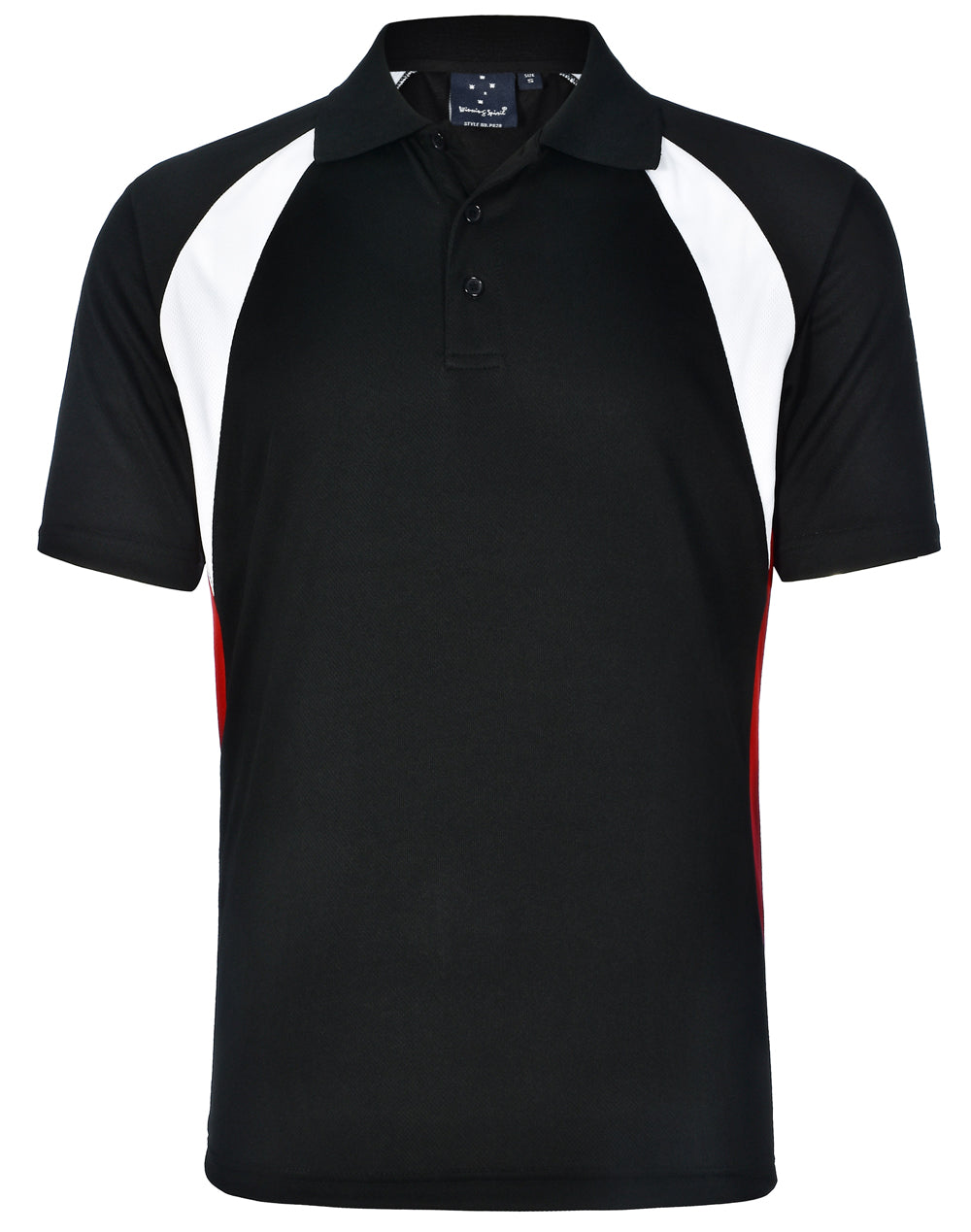 Cooldry Tricolour Polo Shirt - made by AIW