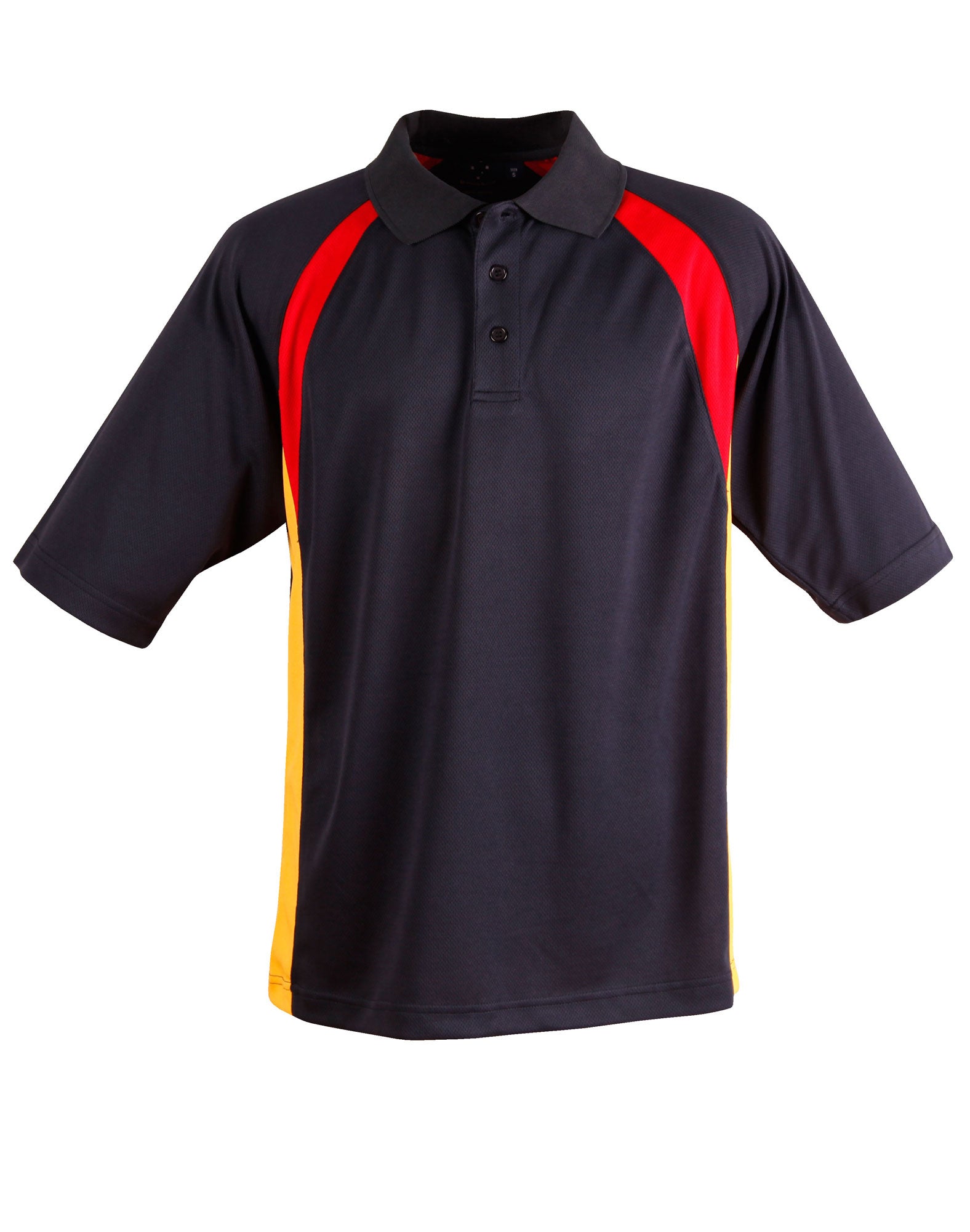 Cooldry Tricolour Polo Shirt - made by AIW