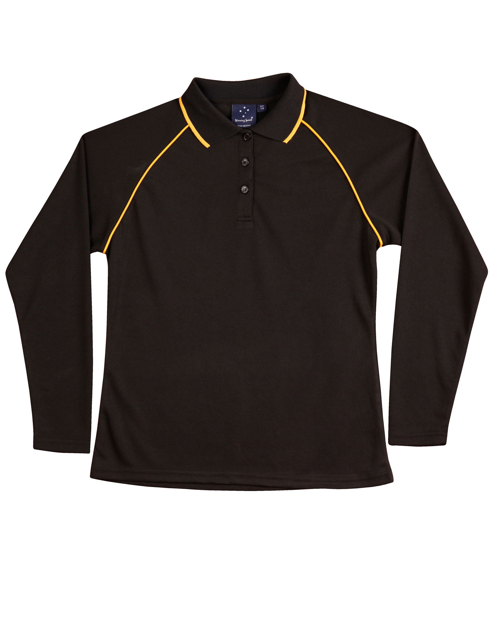 Ladies Long Sleeve Polo Shirt - made by AIW
