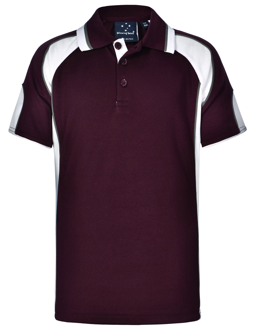 Kids Short Sleeve Contrast Polo - made by AIW