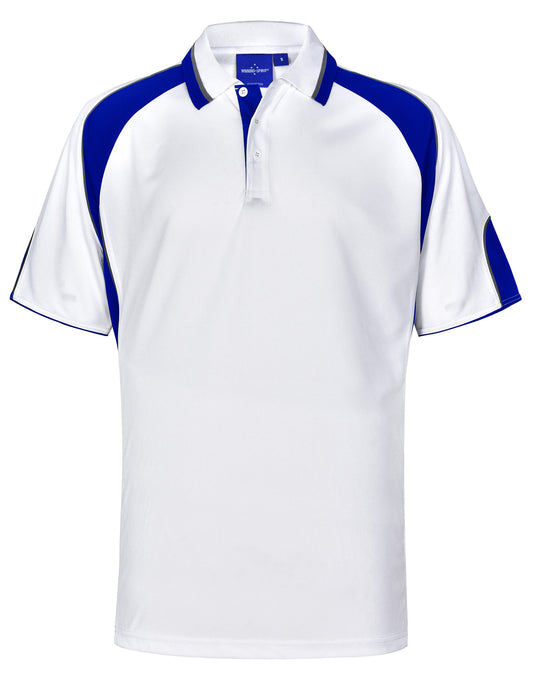 This product is made by AIW and distributed by B-Protected. The Mens Short Sleeve Contrast Polo has the part number of AIWPS61