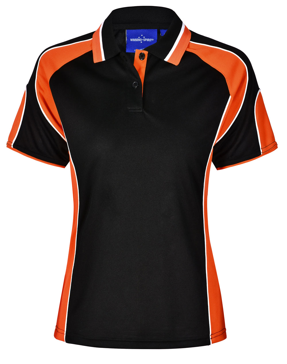 Ladies Contrast Short Sleeve Polo - made by AIW