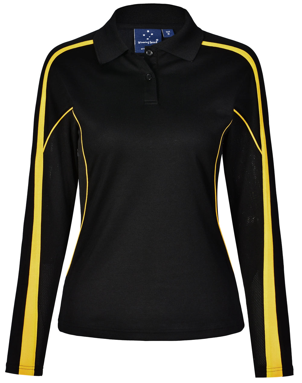 Ladies Tru Dry Long Sleeve Polo - made by AIW