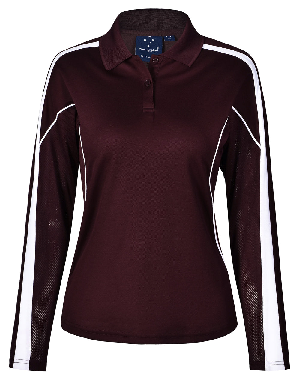 Ladies Tru Dry Long Sleeve Polo - made by AIW