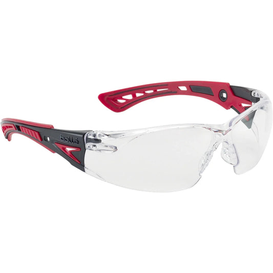 This product is made by Bolle and distributed by B-Protected. The Rush Plus Safety Specs - Box of 10 Pairs has the part number of BO16623XX-BOX