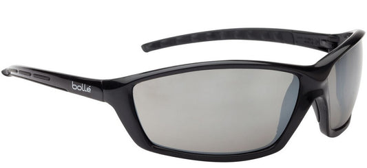 This product is made by Bolle and distributed by B-Protected. The Prowler Black Frame Safety Specs - Box of 10 Pairs has the part number of BO16264XX-BOX