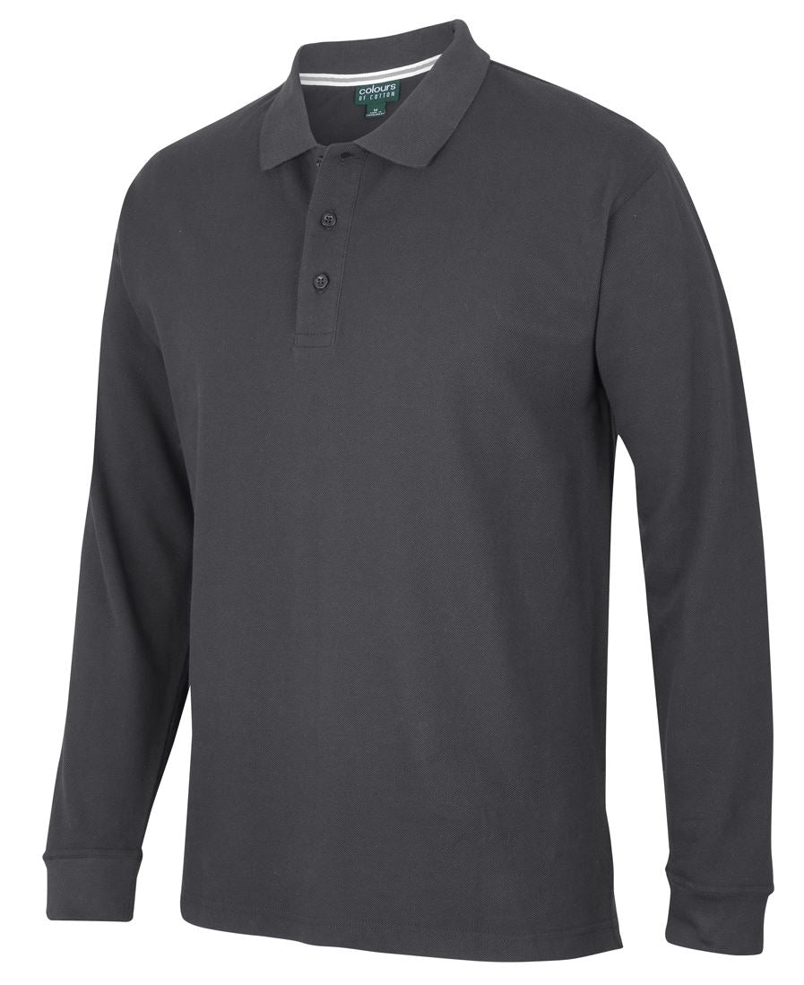 C Of C Pique Long Sleeve Polo - made by JBs Wear