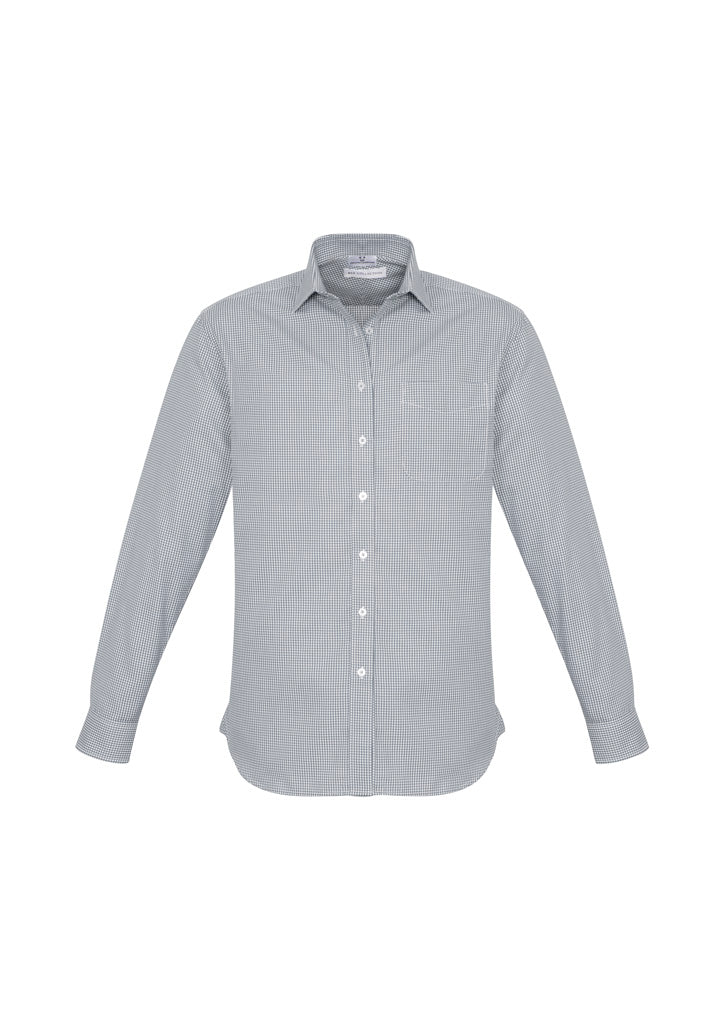 Biz Mens Ellison Long Sleeve Shirt - made by Fashion Biz