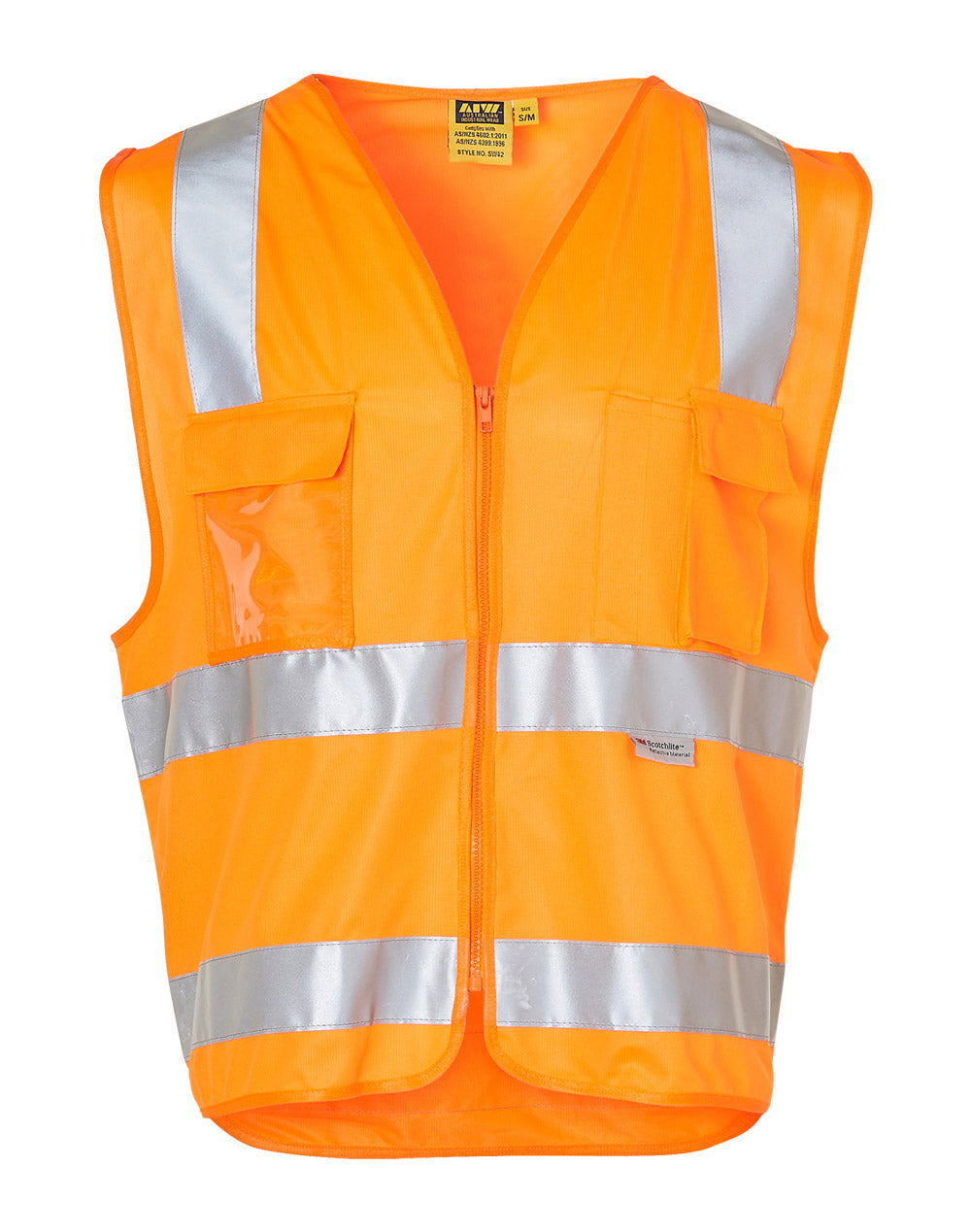 Hivis Day Night Safetyvest Id Pocket - made by AIW