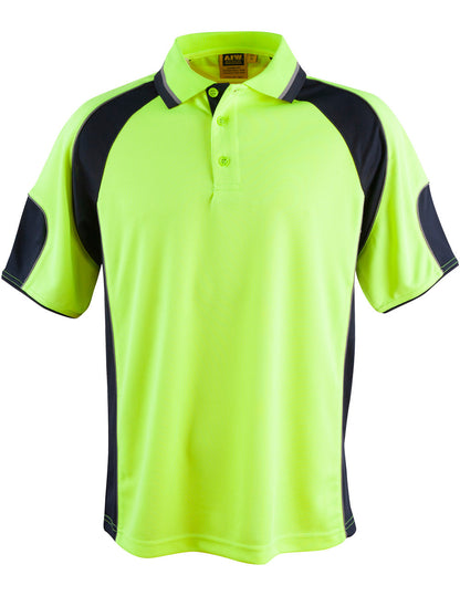Cooldry Hivis Short Sleeve Polo Shirt - made by AIW
