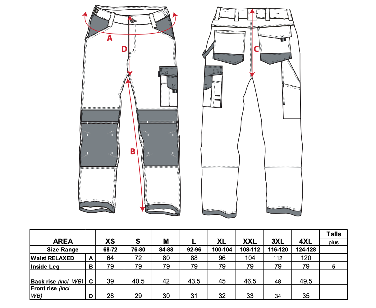 White Painters Cargo Pants - made by Portwest
