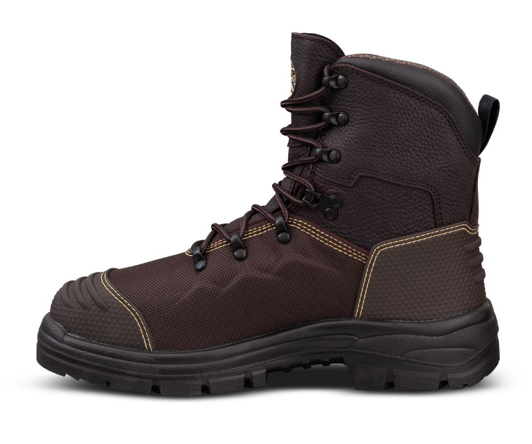 Lace Up Toe Heel Cap Safety Boots - made by Oliver Footwear