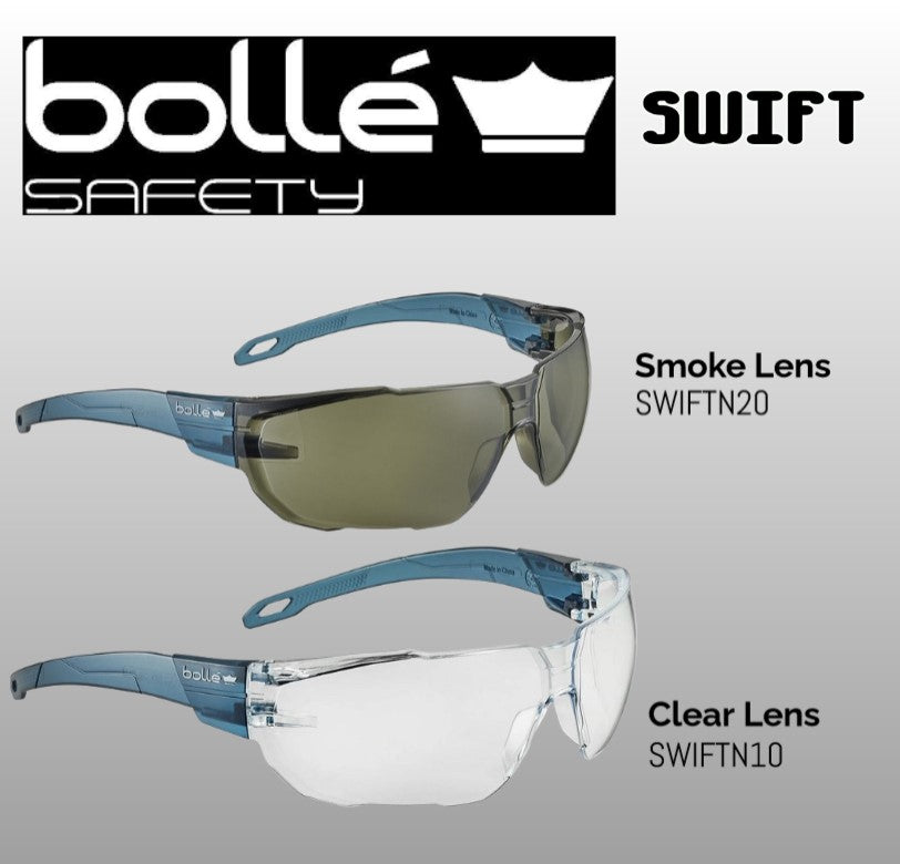 Swift Anti Fog Safety Specs - Box of 10 Pairs - made by Bolle