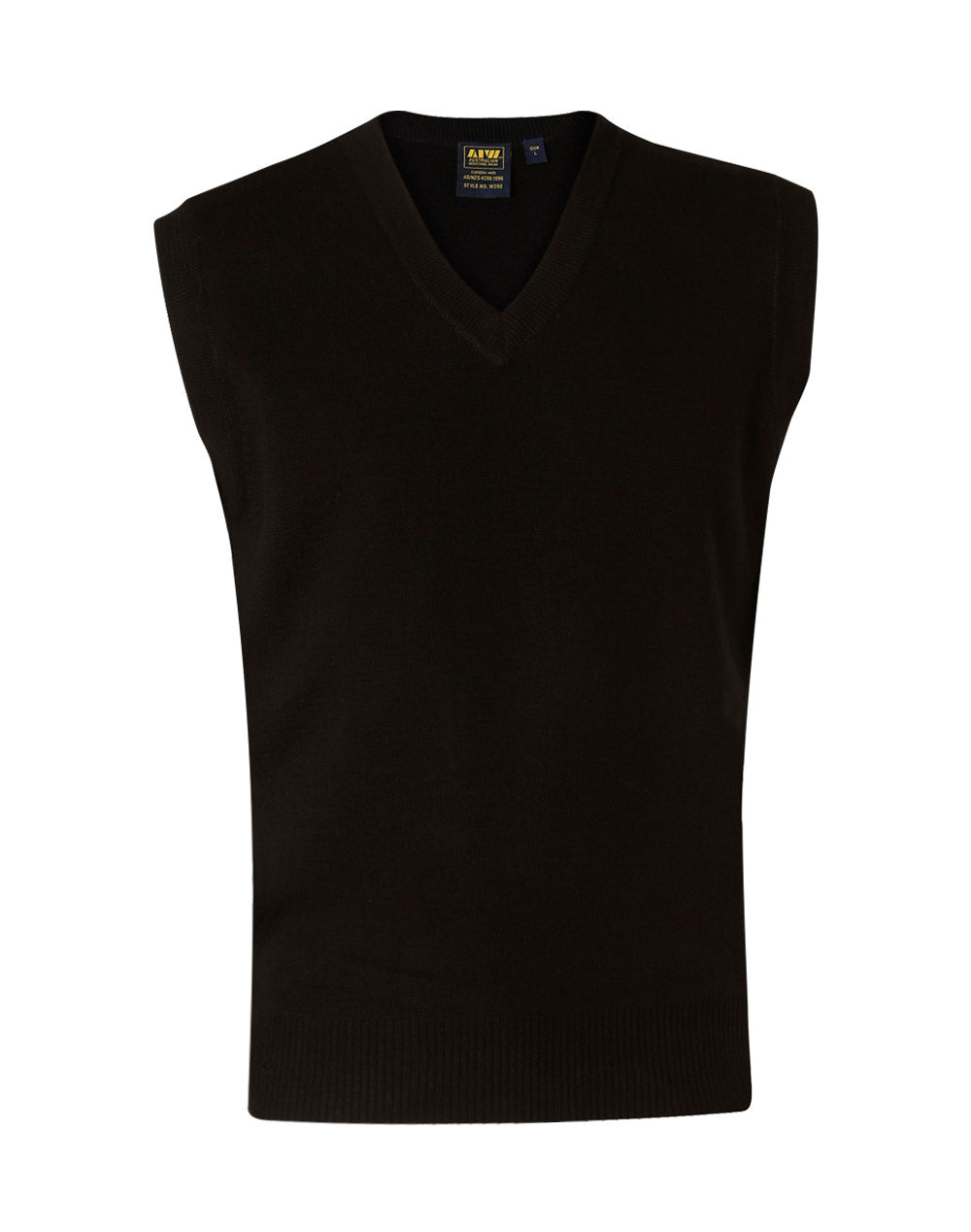 V-neck Woolmix Vest - made by AIW