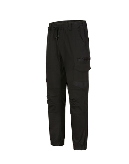 Cotton Stretch Drill Cuffed Work Pants - made by AIW