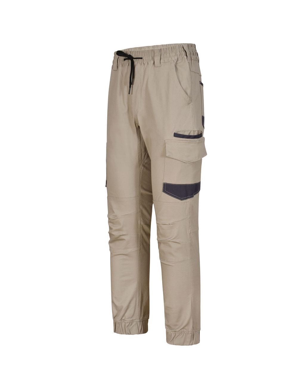 Cotton Stretch Drill Cuffed Work Pants - made by AIW