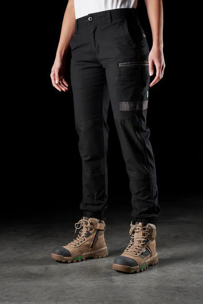 Ladies Cuffed Stretch Work Pants - made by FXD Workwear