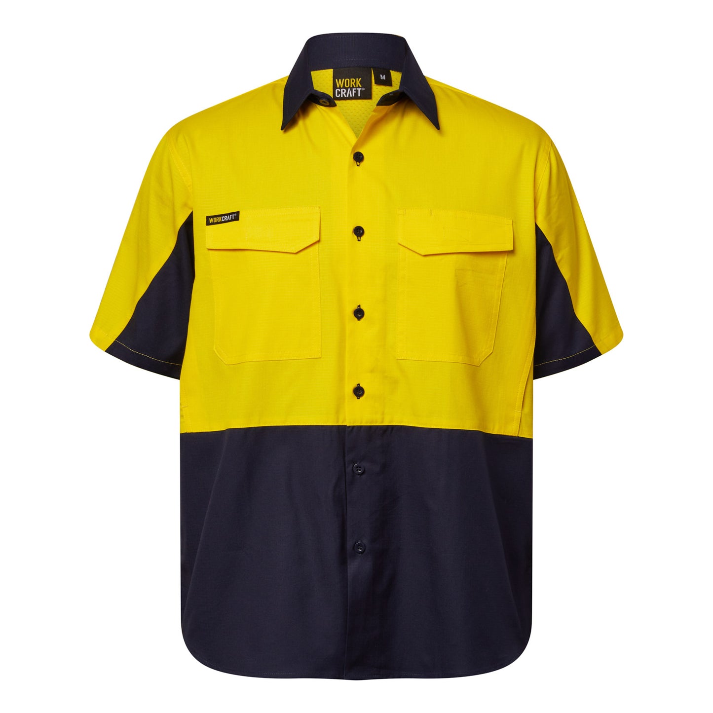 Ripstop Short Sleeve Vented Shirt - made by Workcraft