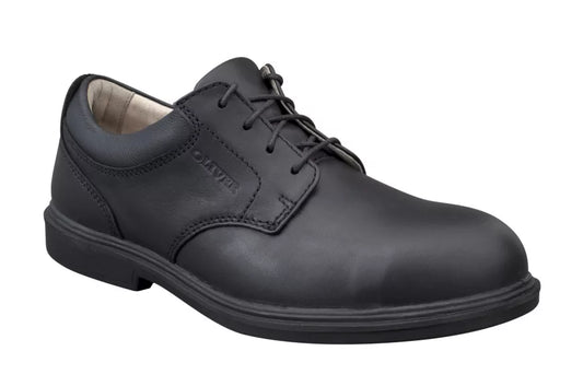 Black Lace Up Executive Safety Shoe