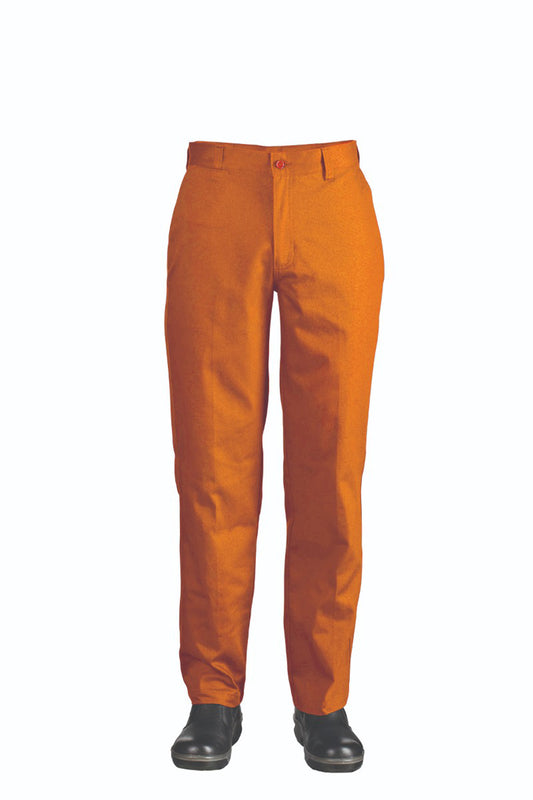 Classic Flat Front Cotton Drill Trouser - made by Workcraft