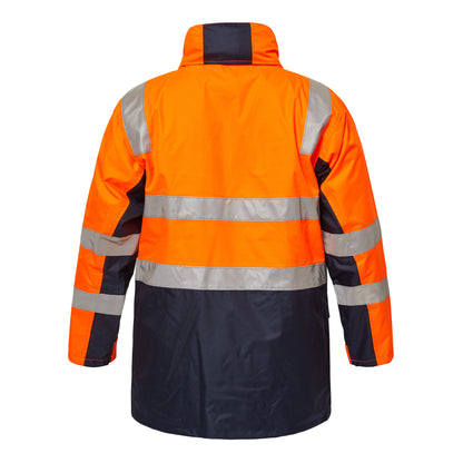 Hi Vis 4 In 1 Jacket With Tape - made by Workcraft
