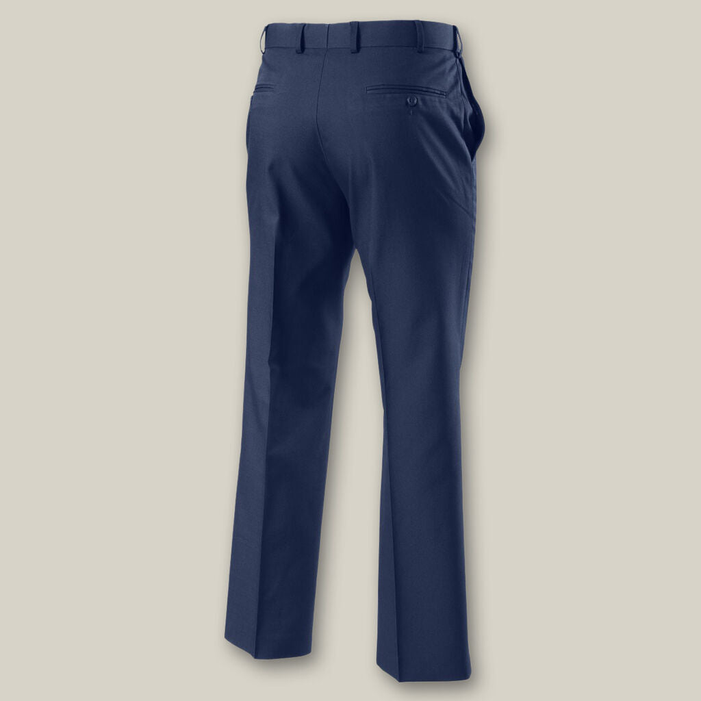 Permanent Press Plain Front Trousers - made by Hard Yakka