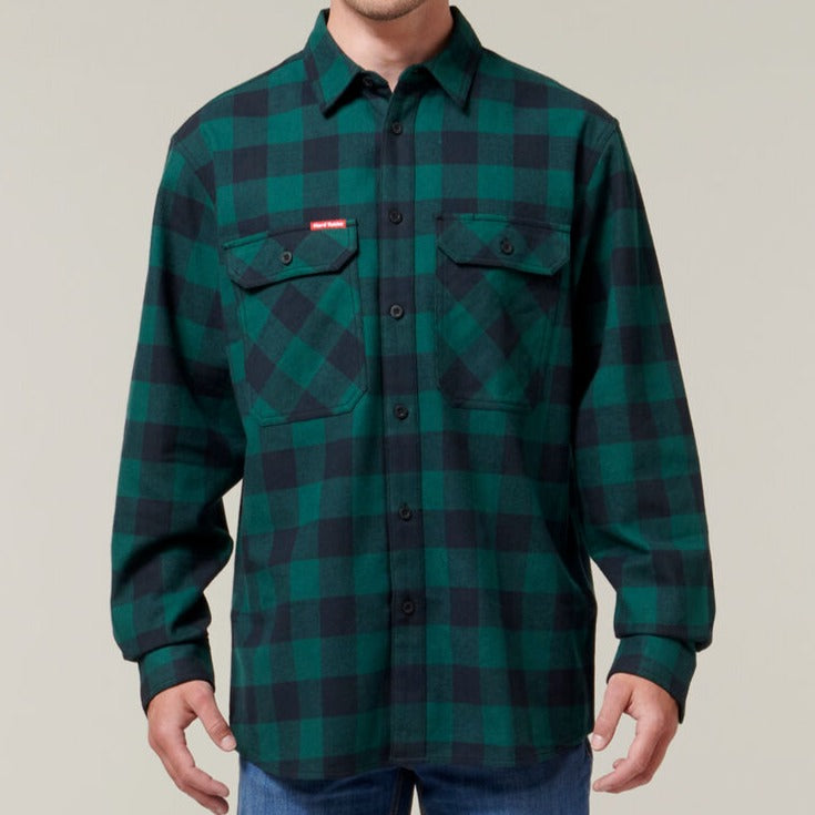 Check Flannel Shirt Long Sleeve - made by Hard Yakka