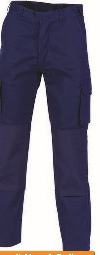 Cotton Drill Cargo Pants - made by DNC