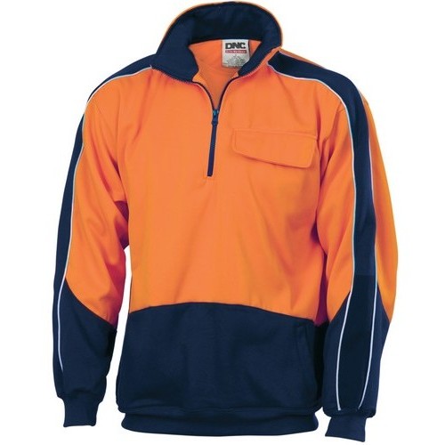 Hi Vis Half Zip Windcheater - made by DNC