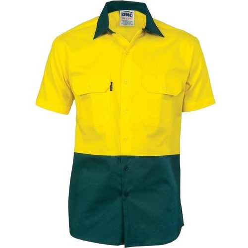 Hivis Short Sleeve Drill Shirt - made by DNC