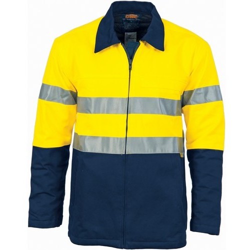 Hi Vis Cotton Drill Jacket - made by DNC