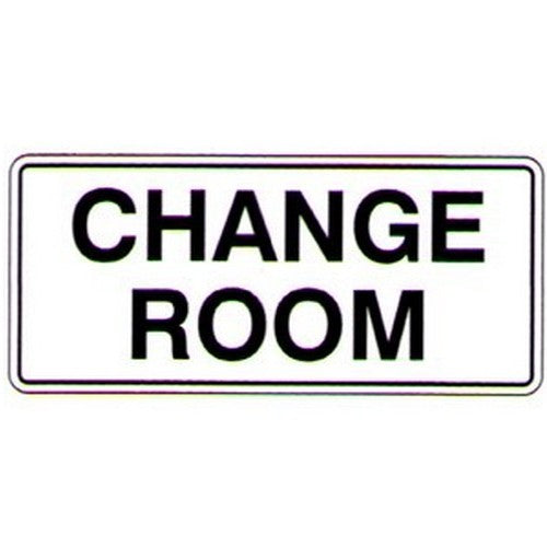 200x450mm Poly Change Room Sign - made by Signage